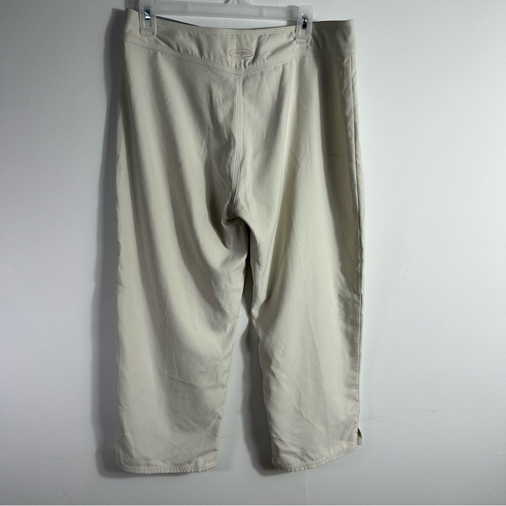 Vintage PATAGONIA Womens Pataloha Capri Pants Beige Hike Beach Walk Size Small - Picture 3 of 12